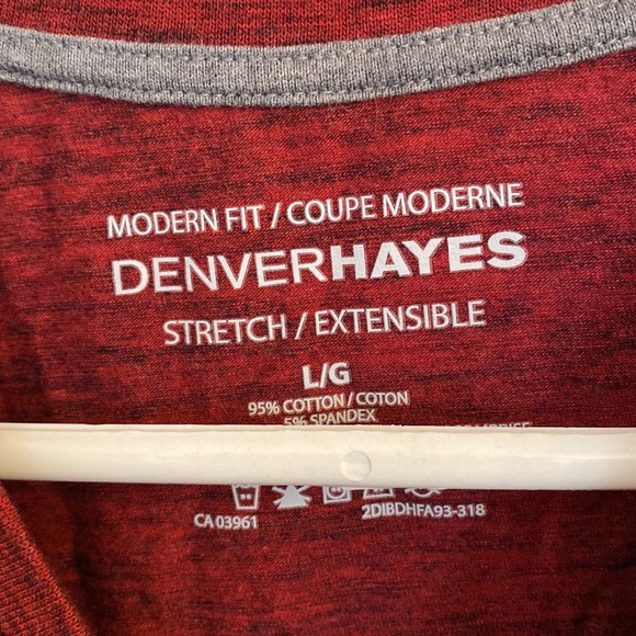Denver Hayes stretch modern fit v-neck - Picture 3 of 3